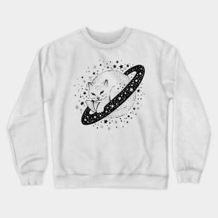 Saturn Cat Crewneck Sweatshirt